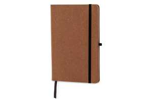 TopEarth LT92522 - Notesbog i hardcover Genbrugslæder A5