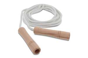 TopPoint LT93248 - Jumping rope with wooden handles in a cotton pouch