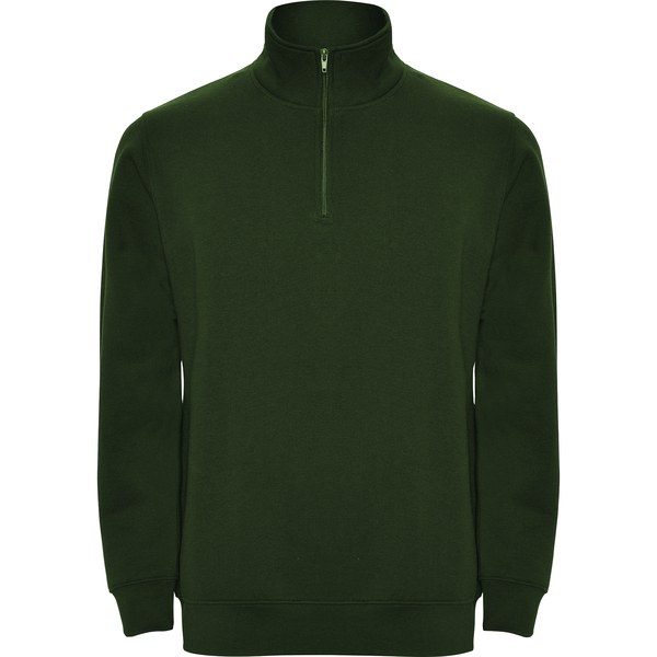 Roly SU1109 - ANETO Sweatshirt with matching half zip and polo neck