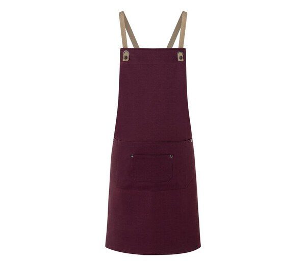 KARLOWSKY KYLS39 - Bib apron with cross straps and pocket