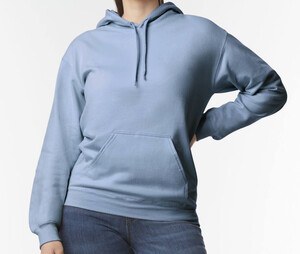 GILDAN GNSF50 - Unisex hooded sweatshirt Stone Blue