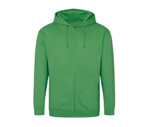 AWDIS JH050 - Zipped sweatshirt Kelly Green