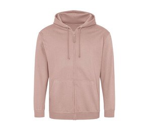 AWDIS JH050 - Zipped sweatshirt Dusty Pink
