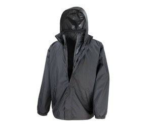 RESULT RS215X - 3-IN-1 JACKET WITH QUILTED BODYWARMER Black