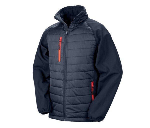 Result RS237 - Mens Quilted Softshell Jacket with Zippered Pockets