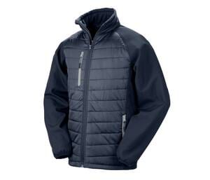 Result RS237 - Bi-material jacket Navy / Grey