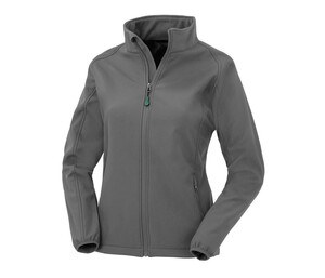 Result RS901F - Women's recycled polyester softshell Workguard Grey