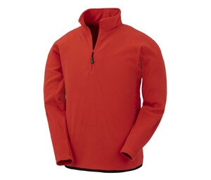 Result RS905X - Zip-neck fleece in recycled polyester Red