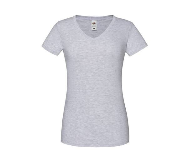 Fruit of the Loom SC155 - Camiseta mujer cuello pico