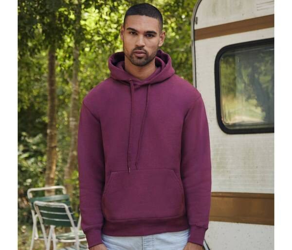 Fruit of the Loom SC2152 - Mens Lightweight Hooded Sweatshirt with Kangaroo Pocket