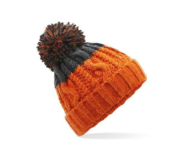 Beechfield BF437 - Luxurious Two-Tone Sheepskin Band Beanie