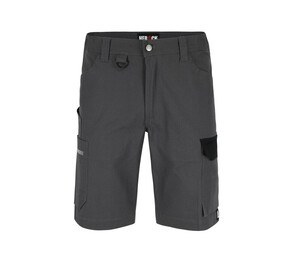 HEROCK HK024 - Multi-pocket shorts Anthracite/ Black