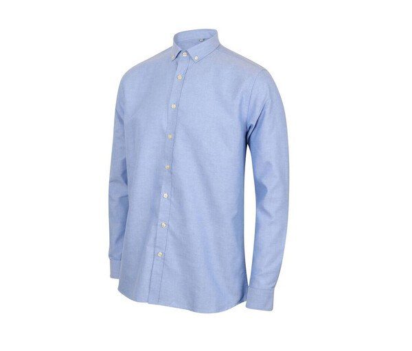 HENBURY HY512R - MEN’S MODERN L/S OXFORD SHIRT – REGULAR FIT