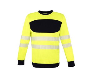 KORNTEX KX410 - High visibility sweatshirt Yellow / Black