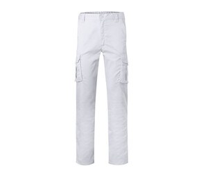 VELILLA V103JS - Pantaloni multitasche elasticizzati White