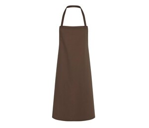 KARLOWSKY KYLS5 - Polycotton bib apron Light Brown