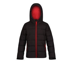 REGATTA RGA542 - Bicolore down jacket Black / Classic Red
