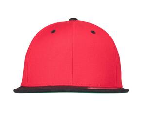 Flexfit 6089MT - Bicolor Snapback Cap Red / Black