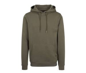 Build Your Brand BY011 - Hooded Sweatshirt Heavy Olive