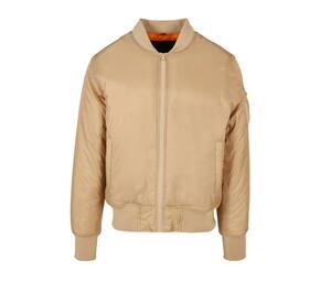 Build Your Brand BY030 - bomber jacket Union Beige