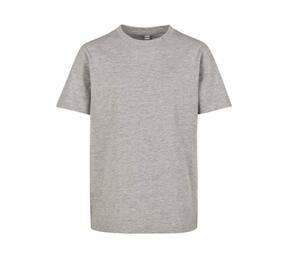 BUILD YOUR BRAND BY116 - KIDS BASIC TEE Heather Grey