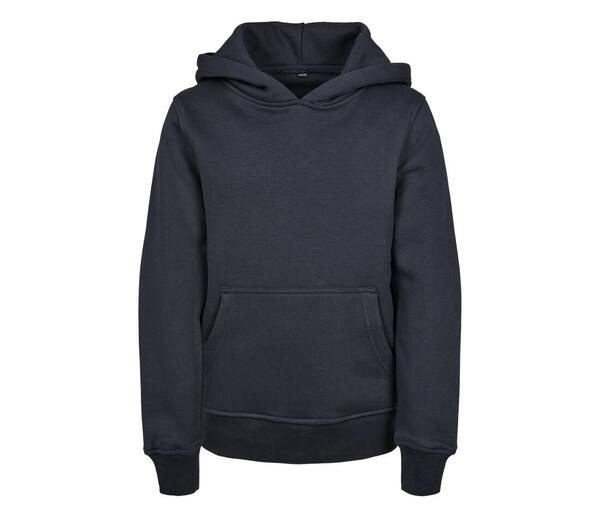 BUILD YOUR BRAND BY117 - Cozy Kids Cotton Blend Hoodie with Kangaroo Pocket