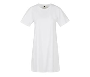 BUILD YOUR BRAND BY214 - LADIES TEE DRESS White