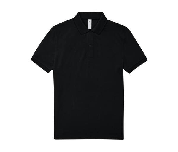 B&C BCU424 - Short-sleeved fine piqué poloshirt