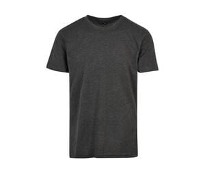 BUILD YOUR BRAND BYB010 - BASIC ROUND NECK T-SHIRT Charcoal