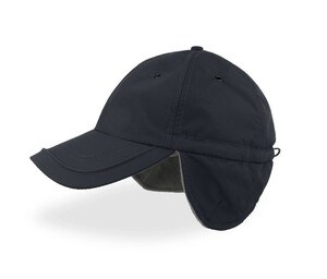 ATLANTIS HEADWEAR AT240 - Outdoor winter hat with ear flaps Navy