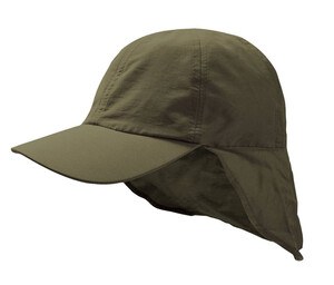 ATLANTIS HEADWEAR AT248 - Legionnaire's recycled polyester cap Olive