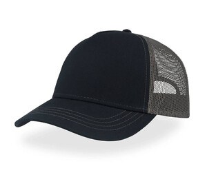 ATLANTIS HEADWEAR AT249 - Rapper-Mütze aus recyceltem Polyester Navy / Dark Grey