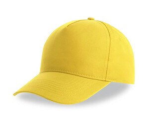 ATLANTIS HEADWEAR AT252 - 5-panel baseball cap made of recycled polyester Yellow