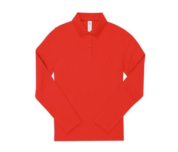 B&C BCW462 - Ladies long sleeve poloshirt