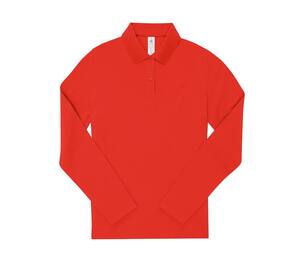 B&C BCW464 - Langärmeliges Poloshirt 210 für Damen
