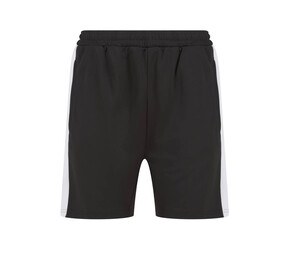 Finden & Hales LV886 - ADULTS' KNITTED SHORTS WITH ZIP POCKETS Negro / Blanco