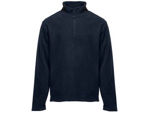BLACK&MATCH BM505 - 1/4 zip fleece jacket Navy/Navy