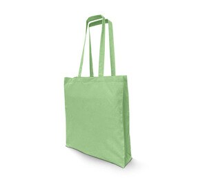 NEWGEN NG110 - RECYCLED TOTE BAG WITH GUSSET Heather Lime