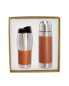 Leeman LG-9270 - Tuscany Thermal Bottle And Tumbler Gift Set