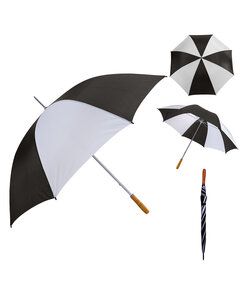 Prime Line OD205 - Jumbo Golf Umbrella 60" Black/White