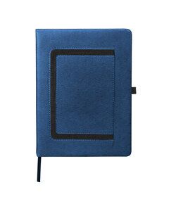 Leeman LG101 - Roma Journal With Horizontal Phone Pocket Azul Marino