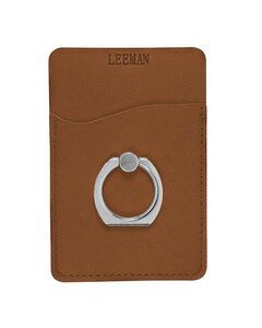 Leeman LG-9378 - Tuscany Card Holder With Metal Ring Phone Stand