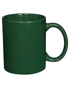 Prime Line CM100 - 11oz Basic C Handle Ceramic Mug Hunter Green
