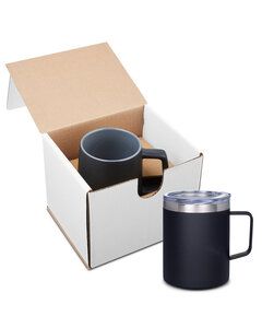 Prime Line GMG407 - 12oz Vacuum Insulated Coffee Mug With Handle In Mailer