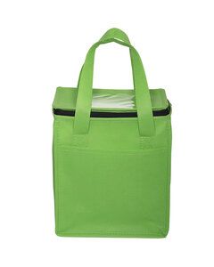 Prime Line LB123 - Non-Woven Cubic Lunch Bag With ID Slot Lime Green