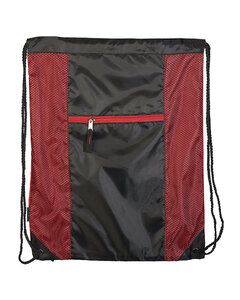 Prime Line LT-3945 - Porter Collection Drawstring Bag Rojo