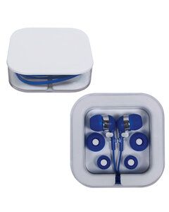 Prime Line IT103 - Earbuds In Square Case Blue