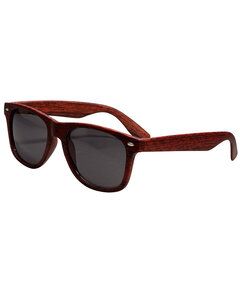Prime Line SG165 - Woodtone Woodgrain Sunglasses Marron oscuro