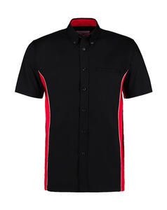 Gamegear KK185 - Classic Fit Sportsman Shirt SSL Black/Red/White