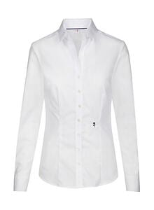 Seidensticker 080613 - Camisa Kent ajustada manga larga mujer White